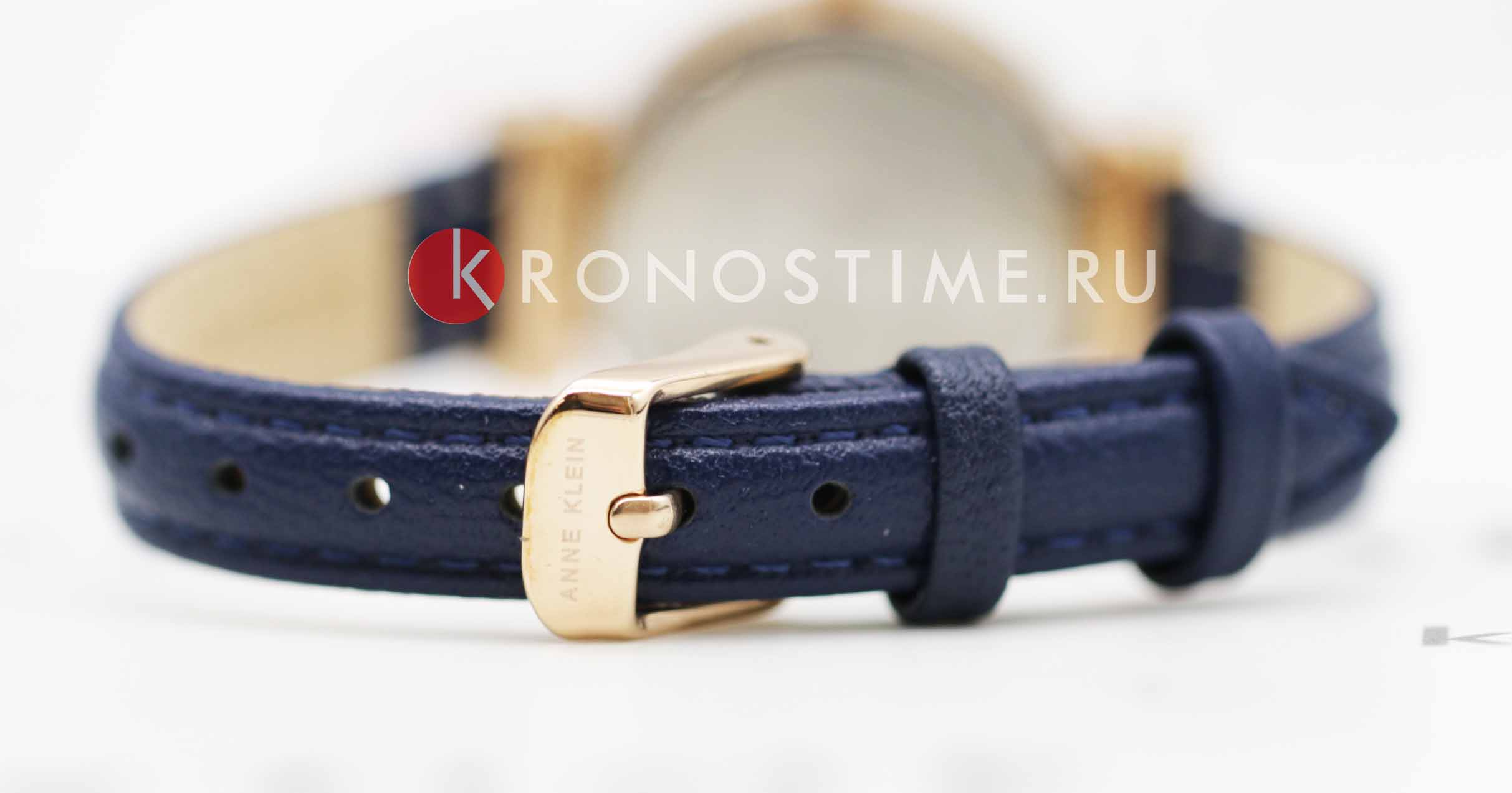 Anne Klein Anne Klein Classic 2246RGNV  - задняя крышка сталь металл корпуса, сша часы